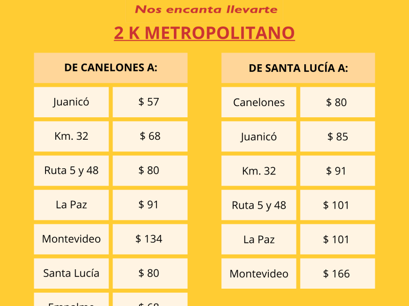 Nos encanta llevarte