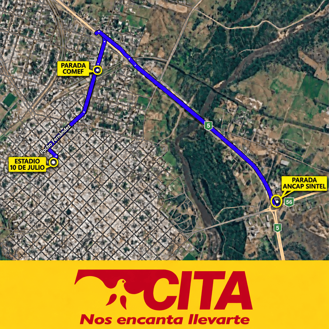 Florida: cambios en la terminal y paradas de CITA
